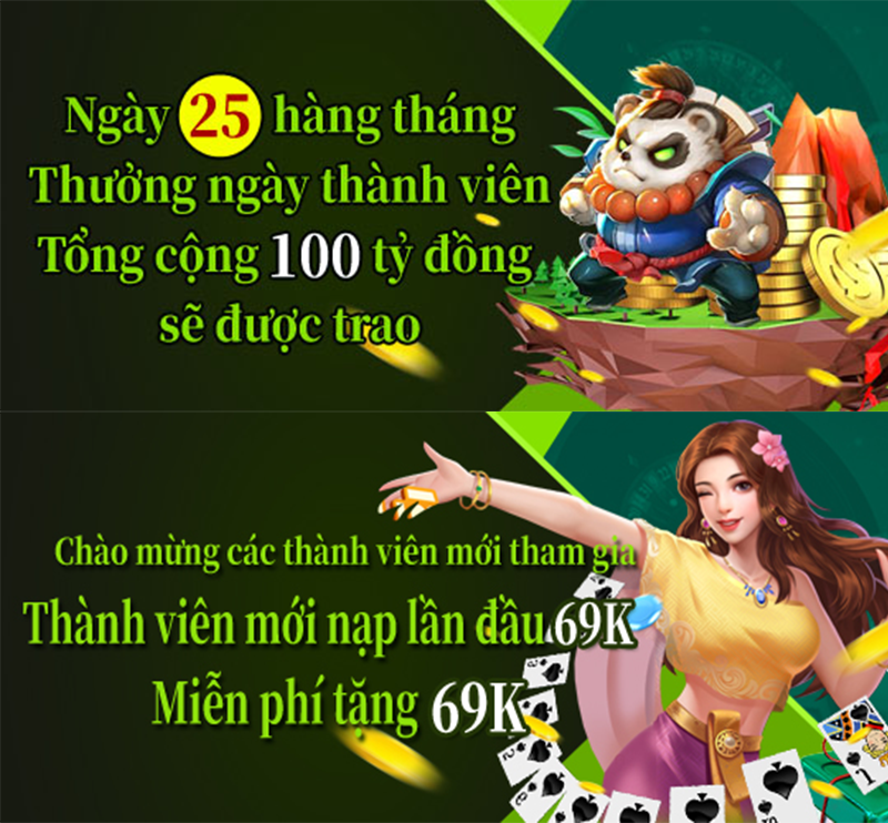 Ưu đãi chào mừng tân thủ