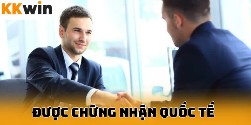 Kkwin được cấp phép hoạt dộng quốc tế